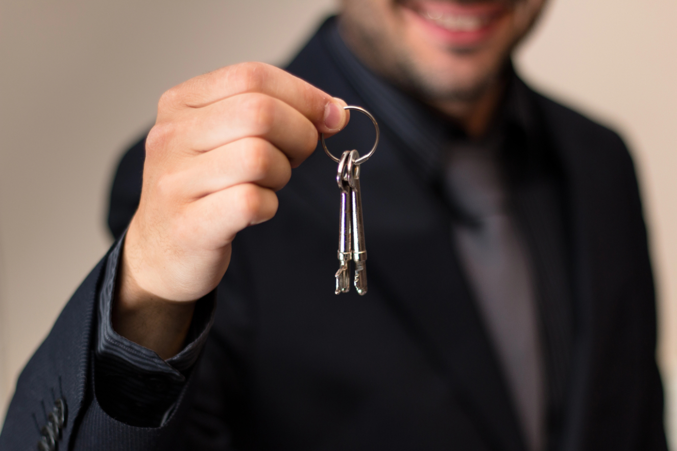 Male Real Estate Agent Smiling